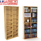 464 Media Storage Cabinet Movie Video Game Organizer CD DVD Tower Shelf Rack New