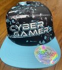 Cyber Gamer Hat Cap ESX360 Adjustable NWT Boys Youth ESX Gaming Turquoise Black