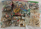 10+ Lbs Vintage/Mod Broken Scrap Junk Jewelry Lot For Craft Harvest Repurpose