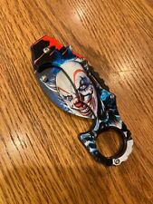 curved blade folding knife /clown w/ great colors 