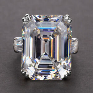 Women Gift Gorgeous Cubic Zircon 925 Silver Ring Wedding Jewelry Sz 6-10