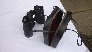 german carl zeiss 7 x 50 W multi coated jenoptem binoculars with case
