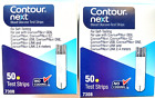 Contour Next 7308 100 Blood Diabetics 2 pack strips  exp: 11 and UP / 2024-2025