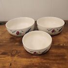 New ListingLenox Poppies on Blue Serve and Store Bowls Lot Of 3  (No Lid)