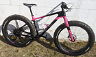 Salsa Beargrease large carbon fat bike NX black and pink