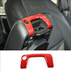 Red ABS Armrest Storage Bin Box Cover Trim Bezel For 2020 Jeep Gladiator JT (For: Jeep Gladiator)