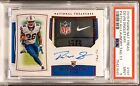 DEVIN SINGLETARY 2019 National Treasures RC Laundry Tag Patch Auto 1/1 PSA 9