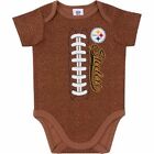 Pittsburgh Steelers Baby Football Bodysuit Onesie, NFL Gerber Infant