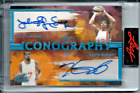2023 LEAF ART OF SPORT ICONOGRAPHY KEVIN DURANT / JULIUS ERVING DUAL AUTO 3/4