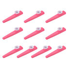 Kazoo Musical Instrument Plastic Red with Flute Diaphragm 10Pcs