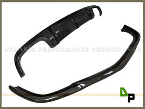 Carbon Fiber CS Front Lip & Carbon Fiber Diffuser for 06-09 M-BENZ W211 E63AMG