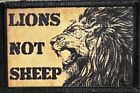 Lions Not Sheep Morale Patch Military Tactical