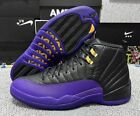Air Jordan 12 Retro Black Field Purple Men's Shoes CT8013-057 Size 12 US New