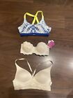 Lot Of 3 Bras Two Victoria Secret One Isabella So Ze 34B