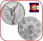 2023 Mexico REVERSE Proof Silver Libertad 5 oz Coin in Mint Capsule