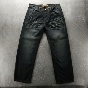 Southpole Jeans Mens 38x30 Blue Baggy Straight Hip Hop Urban Streetwear Denim