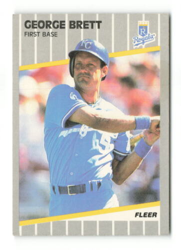 1989 Fleer George Brett #277   Kansas City Royals