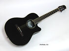 Acoustic Electric Classical Guitar, Black - Ovation Nylon String, B-STOCK