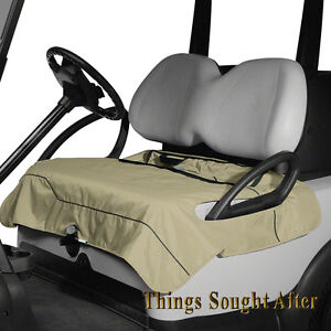 Golf Cart Bench Seat Cover Khaki Blanket E-Z-GO, Club Car, Yamaha & Others