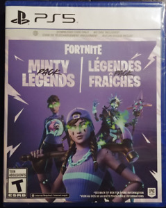Fortnite Minty Legends Pack  PLAYSTATION 5 NEW & SEALED GAME CODE IN BOX NO DISC