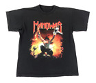 Vintage 90s MANOWAR Triumph Of Steel 1992 world tour concert t shirt