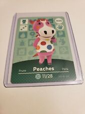 !SUPER SALE! Peaches # 325 Animal Crossing Amiibo Card Horizon Series 4 MINT!