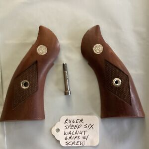 RUGER SIX SPEED FACTORY GRIPS WITH SCREW