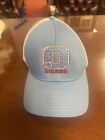Throwback Houston Oilers Logo Blue & White Mesh Snapback Trucker Hat Cap