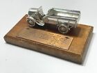 Vintage FIRST CHEVROLET TRUCK 1918 Plaque Award For Truck Sales 1961