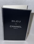 Chanel Bleu De Chanel Pour Homme Parfum Spray Sample Deluxe Vial 2ml/.06oz New
