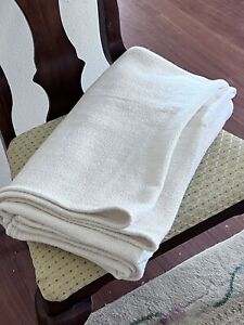 Ralph Lauren Home Summer Weight Blanket 70”x90” Queen/Full Unbleached Cotton
