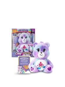 Care Bears Care A Lot Bear 40th Anniversary Plush Special Collector's Edition