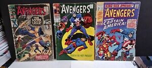 The Avengers - Silver Age Lot - Low Grade #34 - 56 - King Size #3