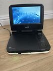 WORKING Philips 7” Portable DVD Player With Charger, Remote , Bag PET702/37