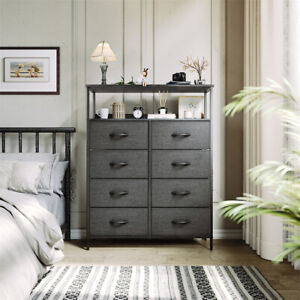 TAUS 8 Drawer Dresser for Bedroom Tall Chest of Drawers Storage Tower Organizer