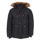 Canada Weather Gear Men's Fur Hooded Puffer Jacket
