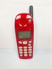 Vintage Nokia 5120 Brick Style Digital Cell Phone - Red Face Plate