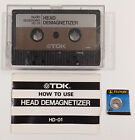 Vintage TDK HD-01 Cassette Head Demagnetizer W/Manual & Battery Japan - Working