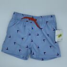 NEW~ STARTING OUT 12-18 Month Swim Shorts Trunks Patriotic Sailing Swimsuit Blue