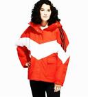 Adidas Womens XL Insulated Puffer Jacket Coat Parka Quilted Hooded Winter Ski