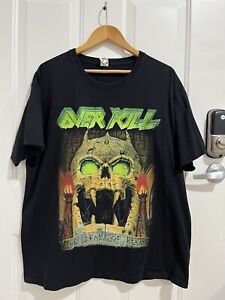 Vintage Overkill The Years Of Decay Metal Band Tee Shirt Size 2XL/XL Men’s