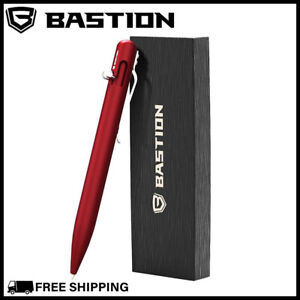 BASTION BOLT ACTION PEN ALUMINUM RED Metal Luxury Executive Ballpoint EDC Pens