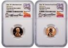 2019 1C FIRST “W” MINT MARK PROOF & REV PROOF NGC PF69 (2) COIN SET