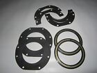 2 Knuckle seal kits wiper seals Dana 25 27 44 with 8 bolt mounting plate (For: 1969 Jeepster)