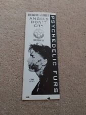 TNEWL59 ADVERT 11X4 PSYCHEDELIC FURS : 'ANGELS DON'T CRY' SINGLE