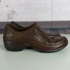 Merrell Spire Stretch Shoe Size 9.5 Brown Leather Slip on Comfort