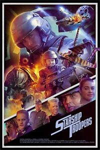 Starship Troopers Prepare for Battle Mondo Movie Poster LTD #/250 Print 16x24