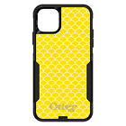 OtterBox Commuter for Apple iPhone (Pick Model) Yellow White Scalloped Pattern