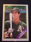 1988 Topps Jose Canseco Baseball Card #370 Mint