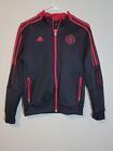 Adidas Manchester United Aeroready Jacket Mens Size Small Full Zip Long Sleeve